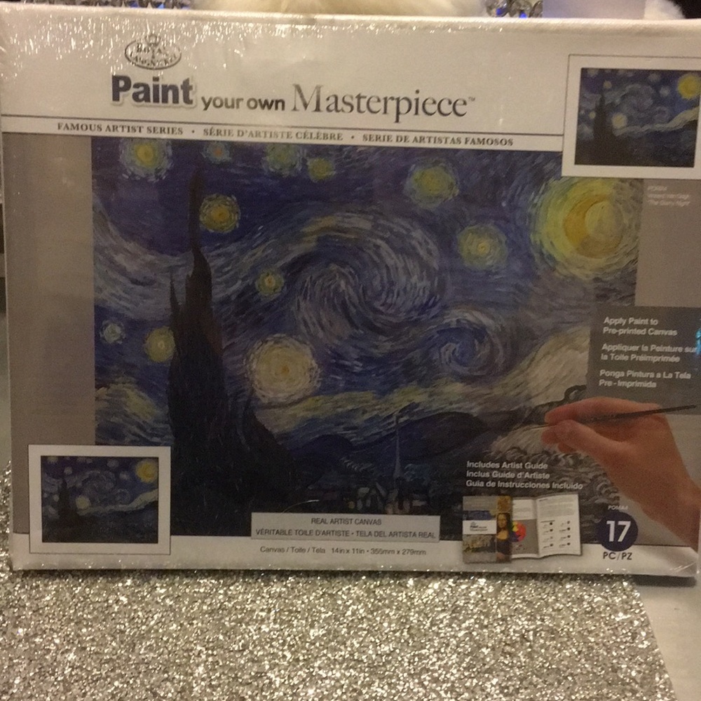 Paint your own Masterpiece -brushes & paints